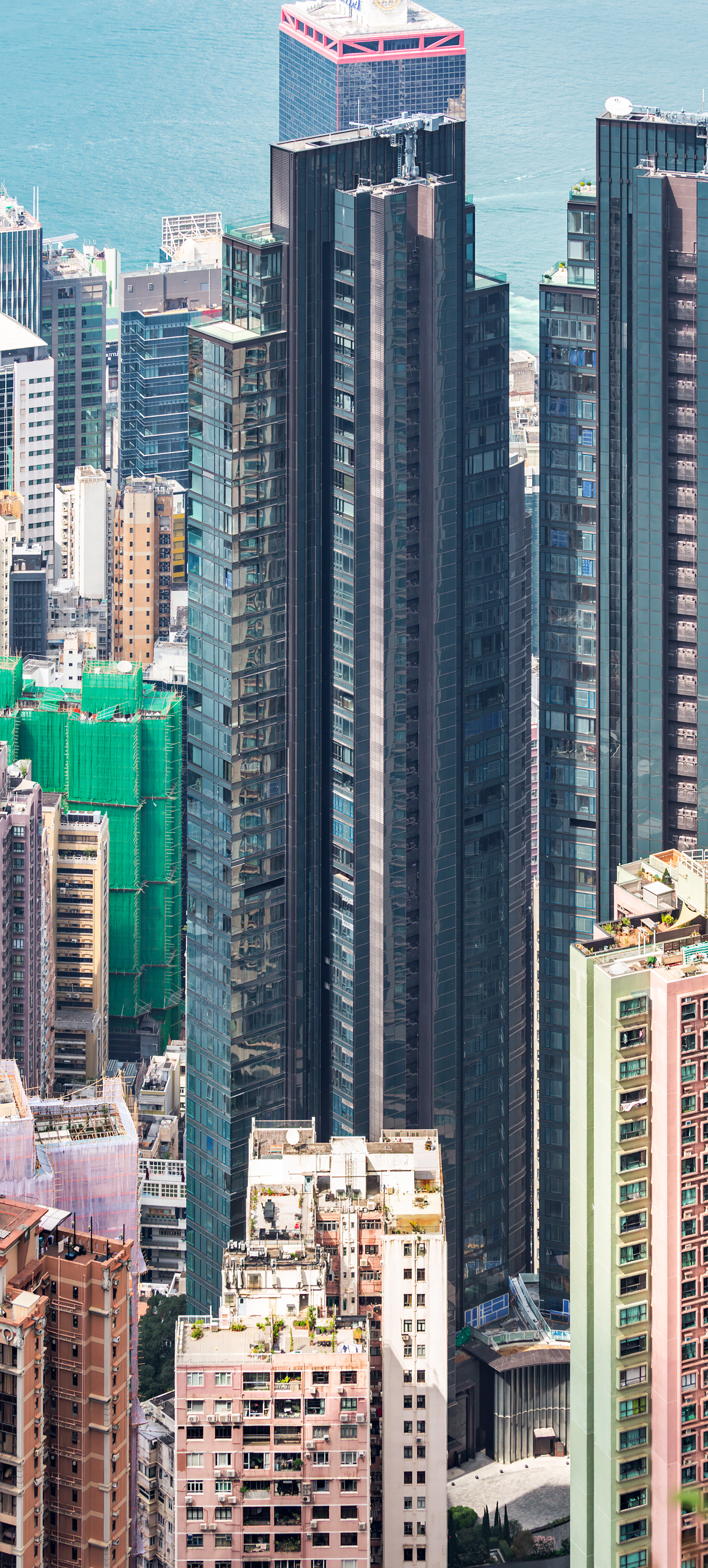 Merry Terrace Redevelopment (West Tower), Hong Kong - View from Lugard Road. © Mathias Beinling